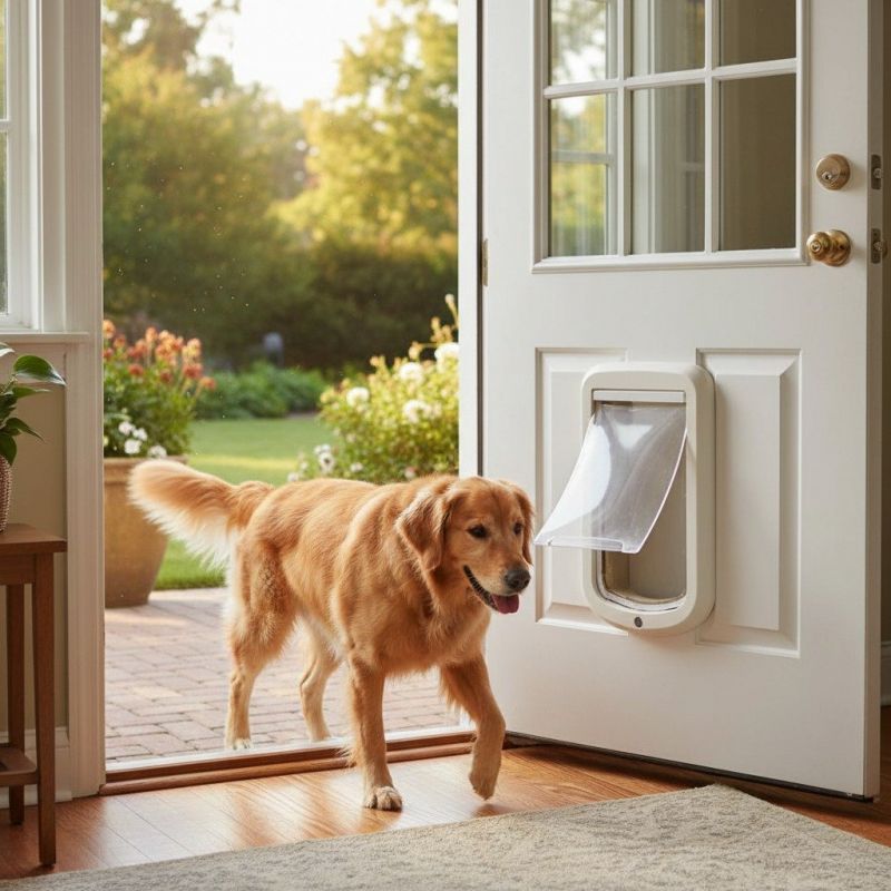 Pet Door Installation detail